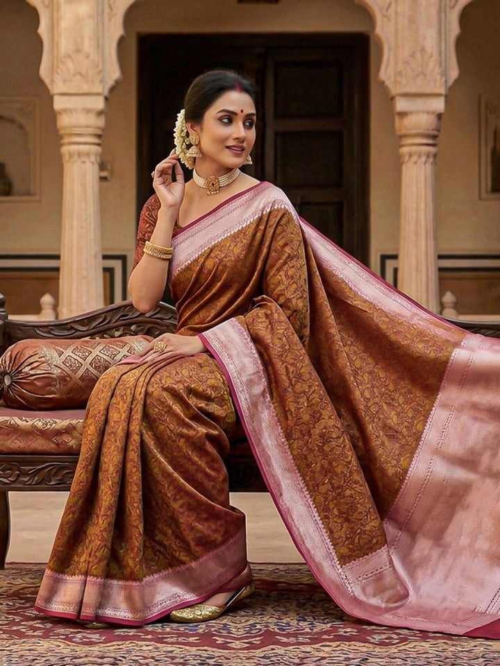 Woven Design Art Silk Banarasi Saree
