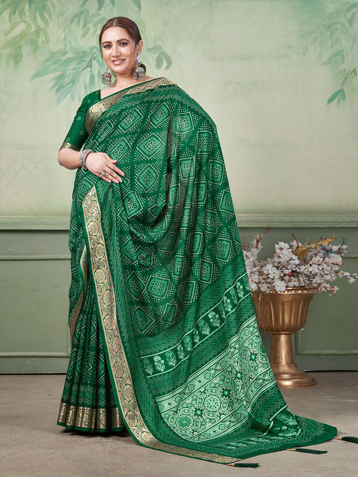 Printed Art Silk Saree