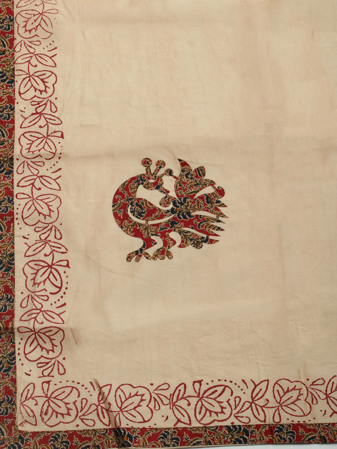 Printed Cotton Blend Unstitched Kurta With Pant &amp; Dupatta