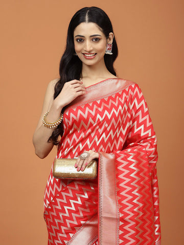 Stone Embroidery Banarasi Saree