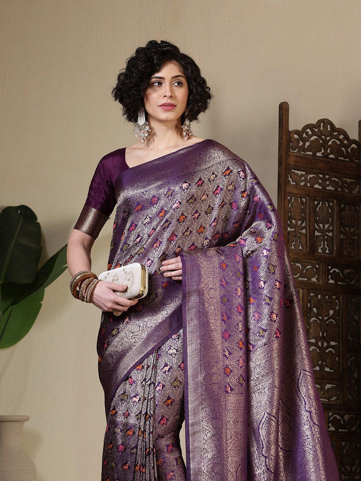 Woven Design Art Silk Saree