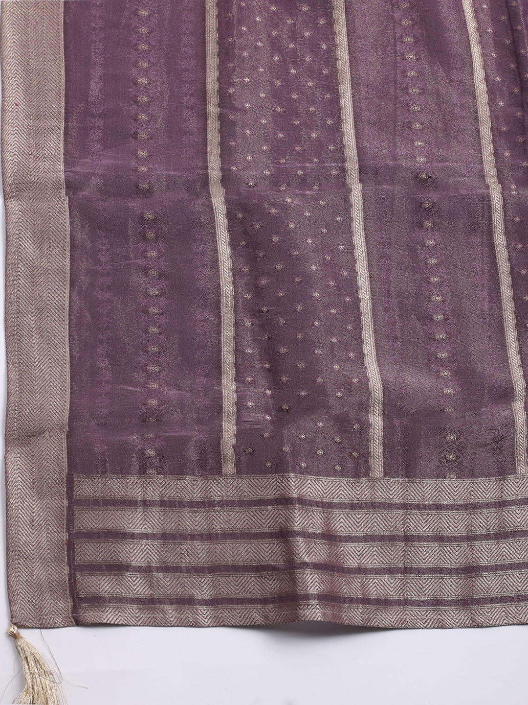 Embroidered Tissue Unstitched Suit With Dupatta