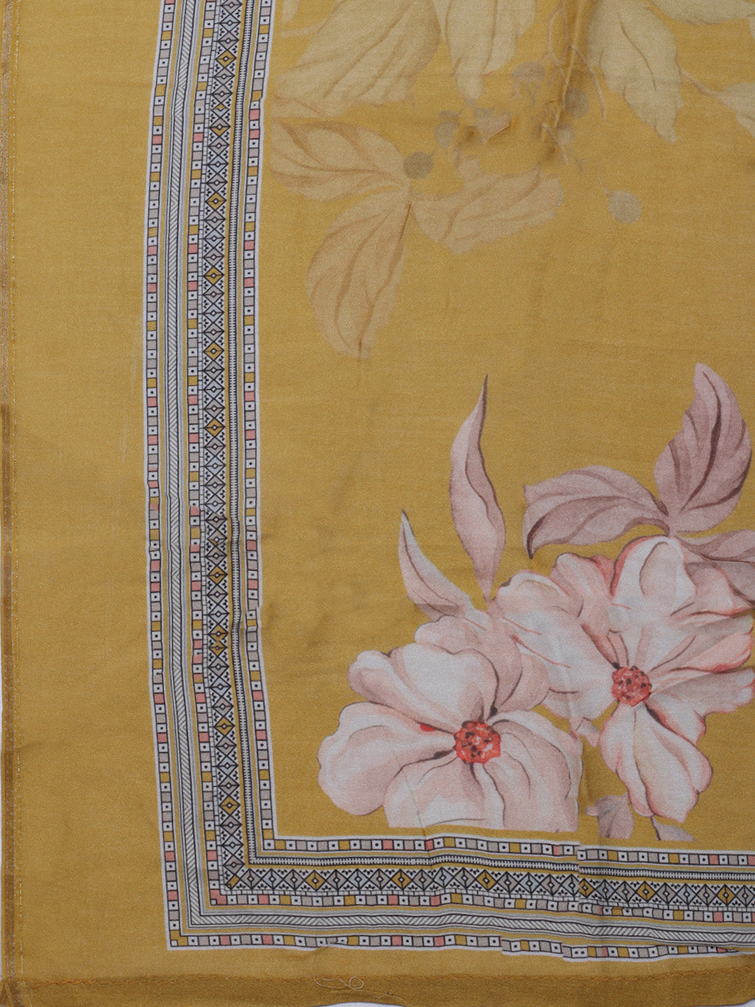 Printed Muslin Unstitched Suit With Dupatta