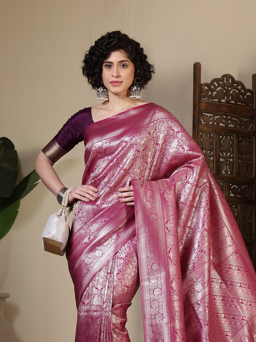 Woven Design Art Silk Saree