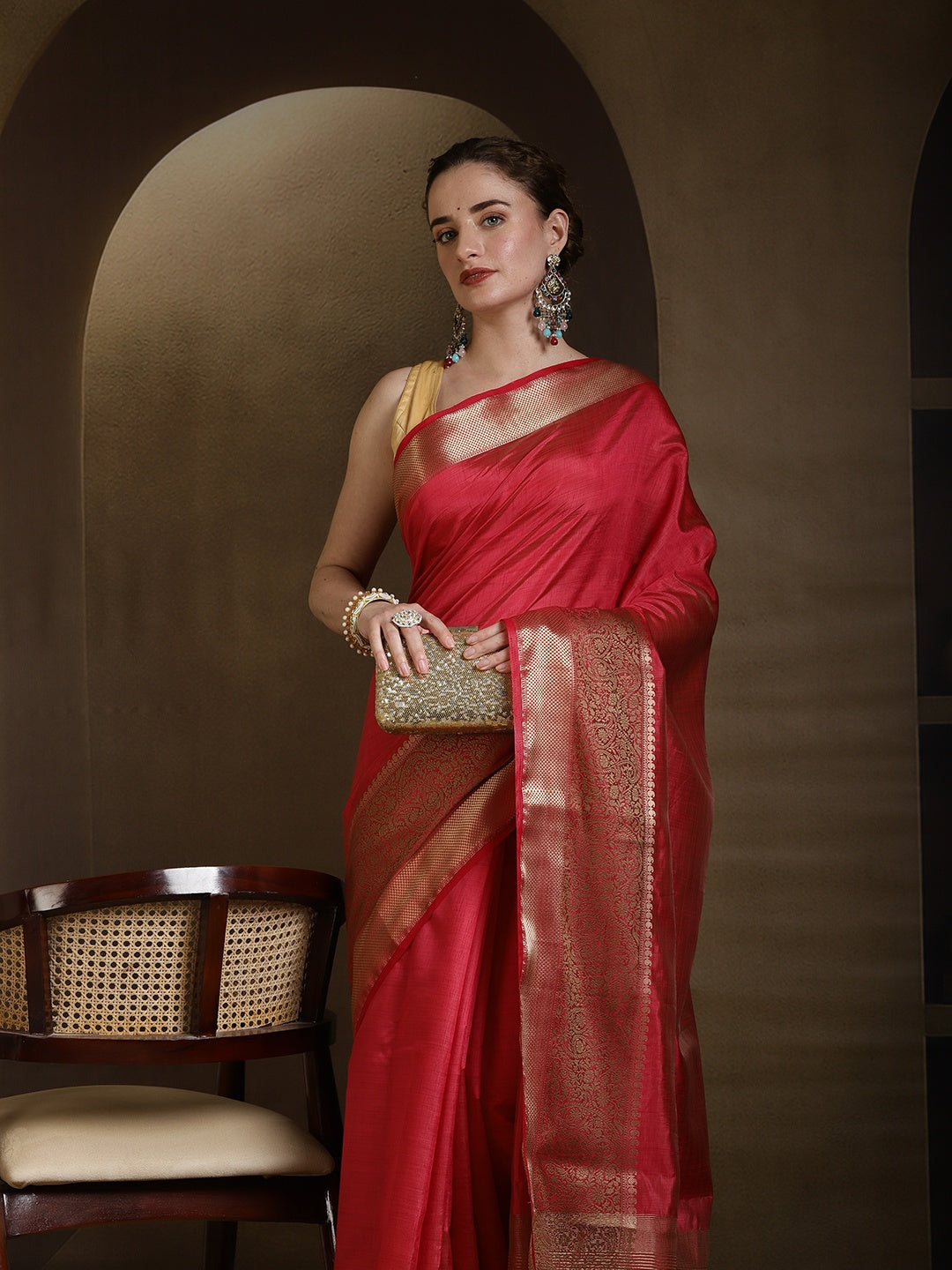 Woven Design Art Silk Saree