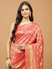 Zari Booti Woven Handloom Saree