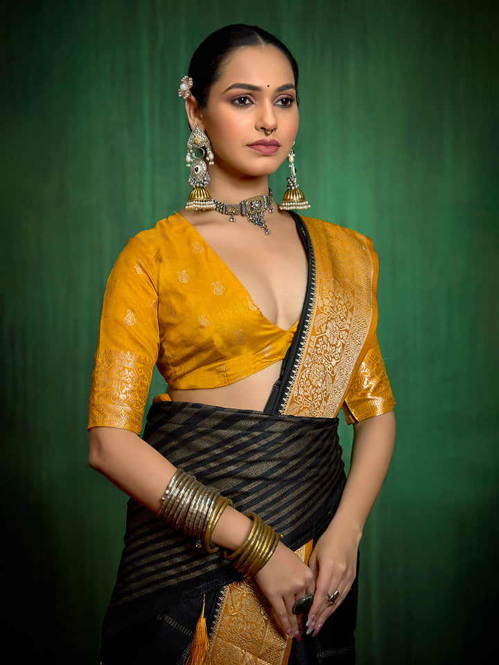 Abstract Printed Art Silk Saree