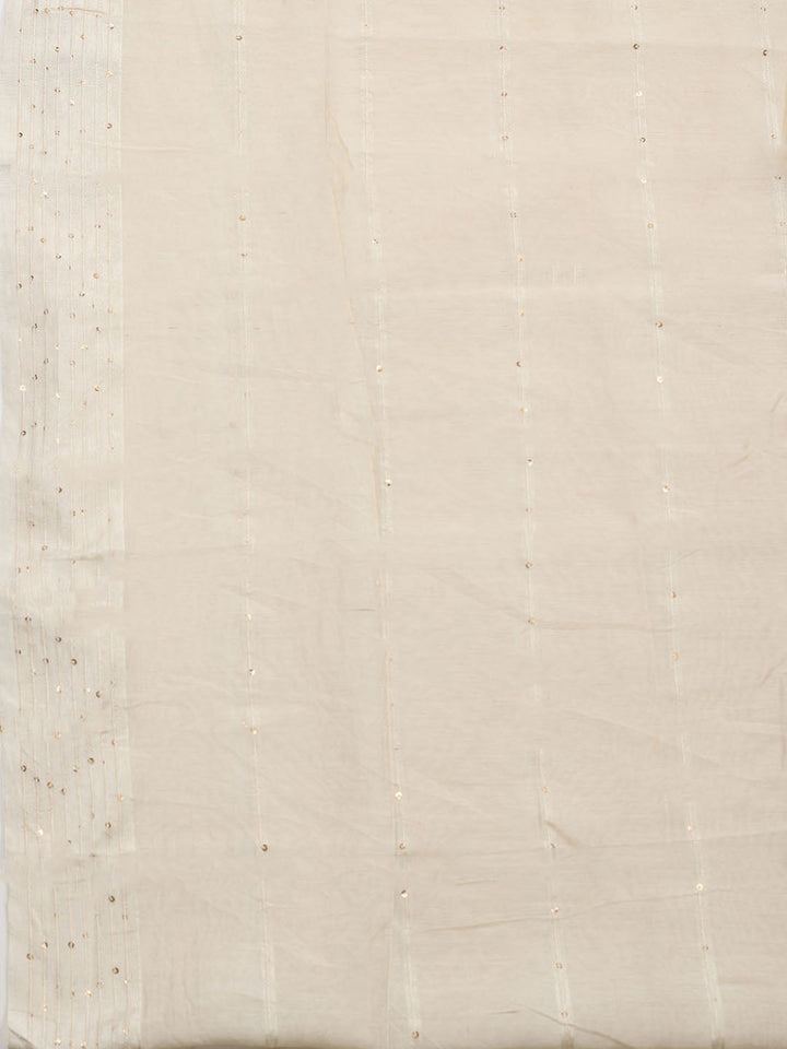 Embroidered Cotton Blend Unstitched Suit With Pant &amp; Dupatta