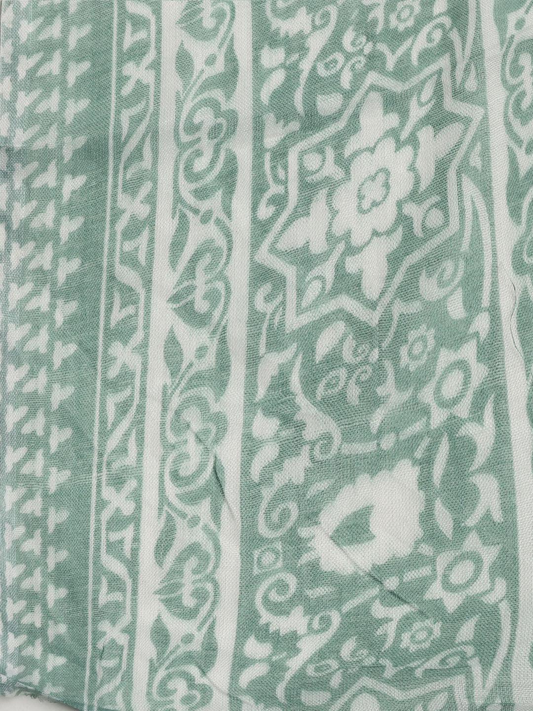 Printed Cotton Blend Unstitched Suit With Dupatta