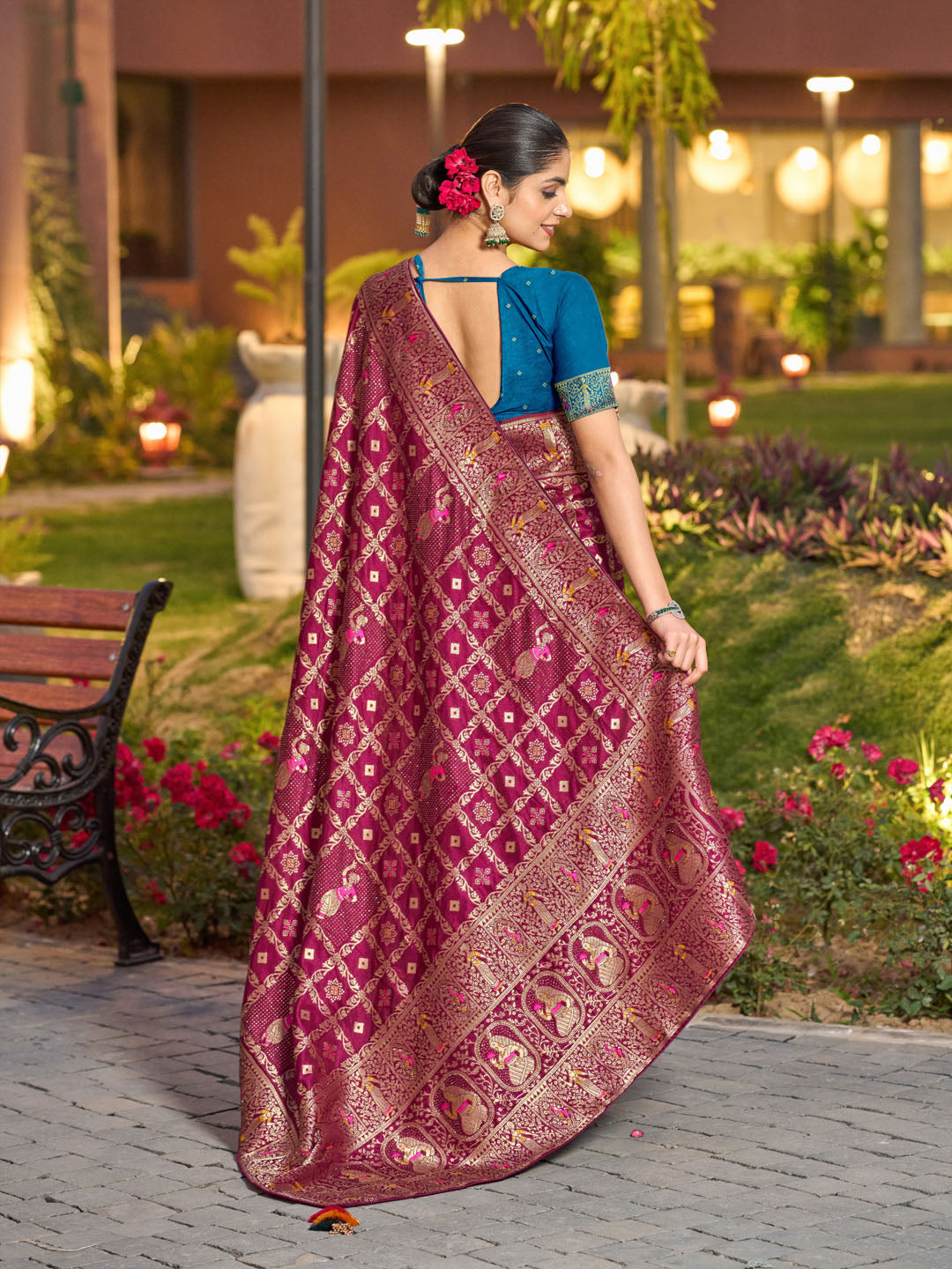 Woven Design Dola Silk Saree