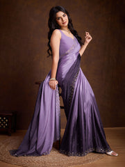 Stone Jaal Georgette Saree