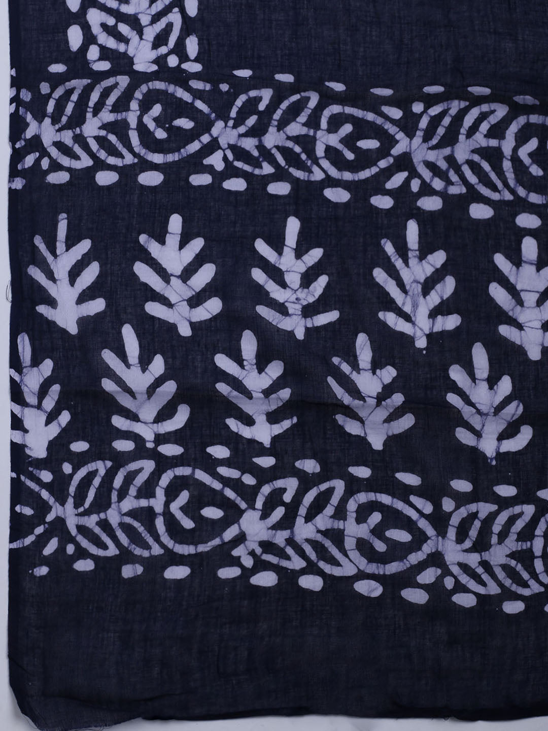 Printed Cotton Blend Unstitched Suit With Dupatta