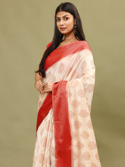 Zari Border Woven Handloom Saree