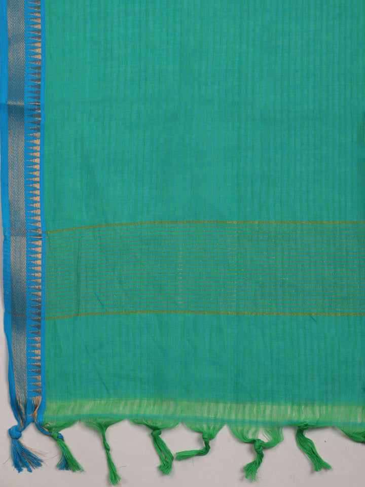 Neck Embroidered Cotton Blend Unstitched Suit With Dupatta