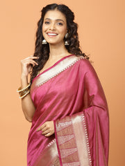 Zari Border Woven Handloom Saree