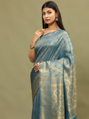 Zari Jaal Woven Handloom Saree