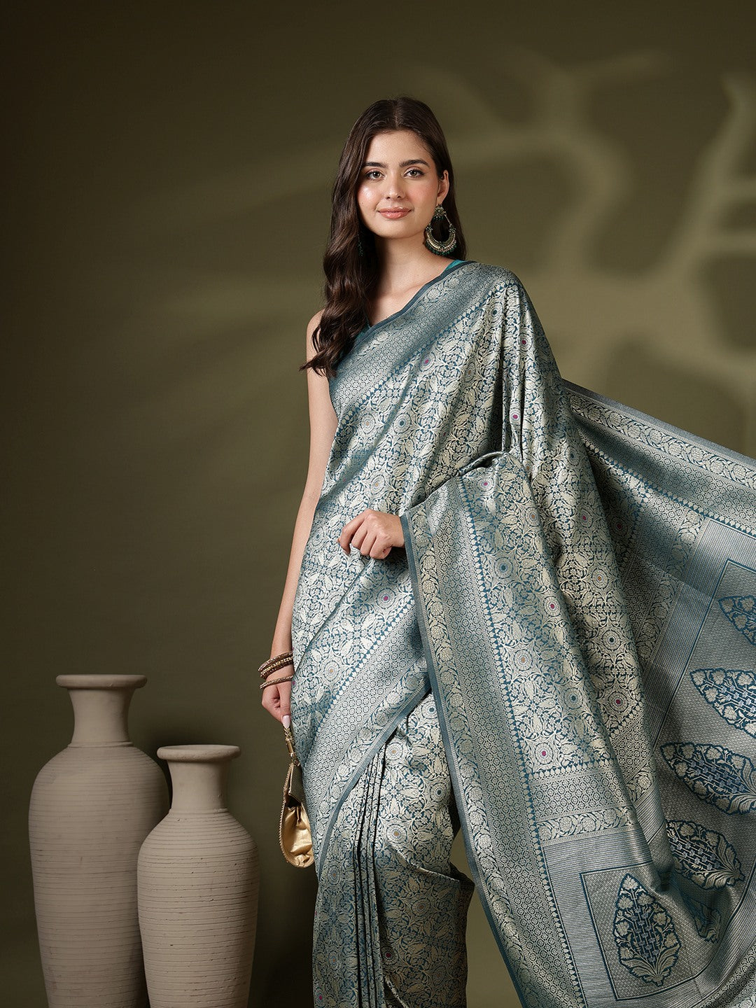 Woven Design Art Silk Saree