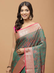 Resham Jaal Woven Handloom Saree