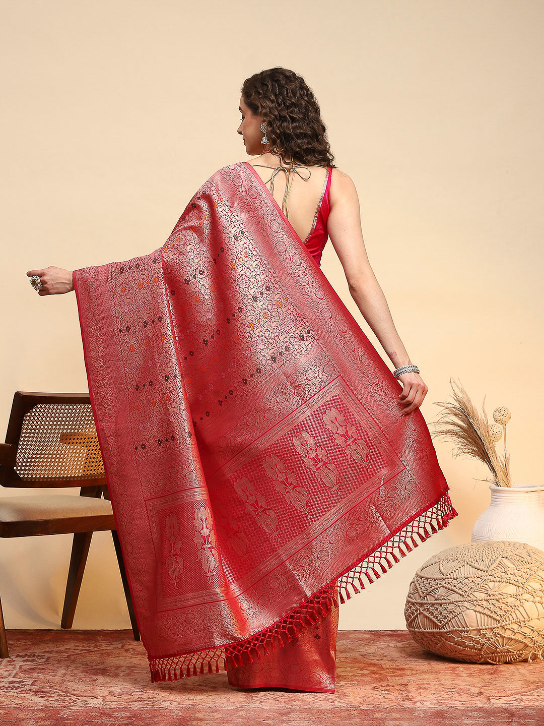 Woven Design Art Silk Saree