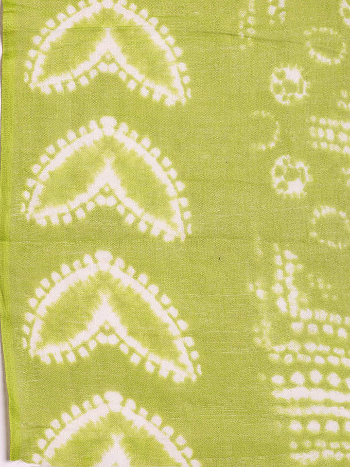 Printed Cotton Blend Unstitched Suit With Dupatta