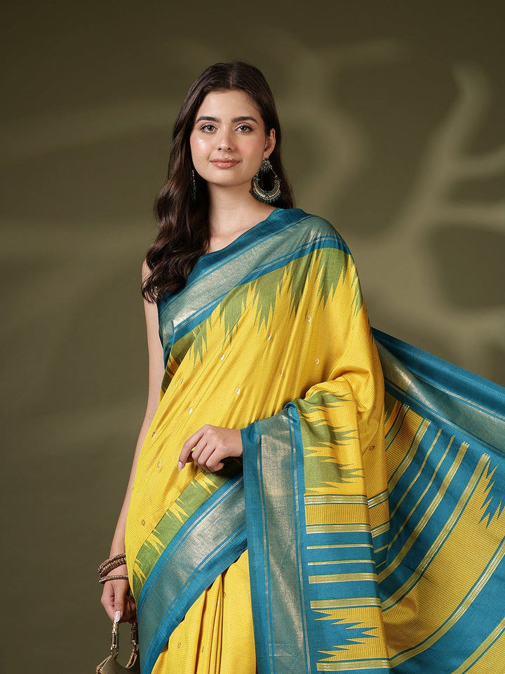 Digital Printed Art Silk Saree