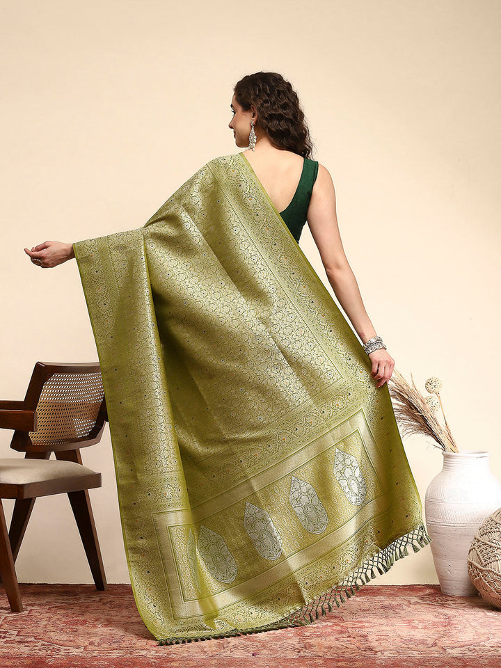 Woven Design Art Silk Saree
