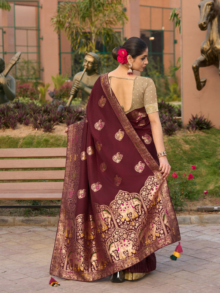 Woven Design Dola Silk Saree