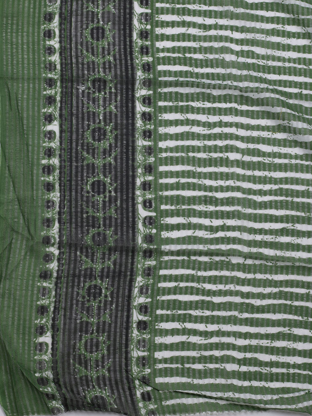 Printed Cotton Blend Unstitched Suit With Dupatta