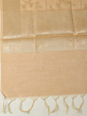 Embroidered Tissue Unstitched Suit With Pant & Dupatta