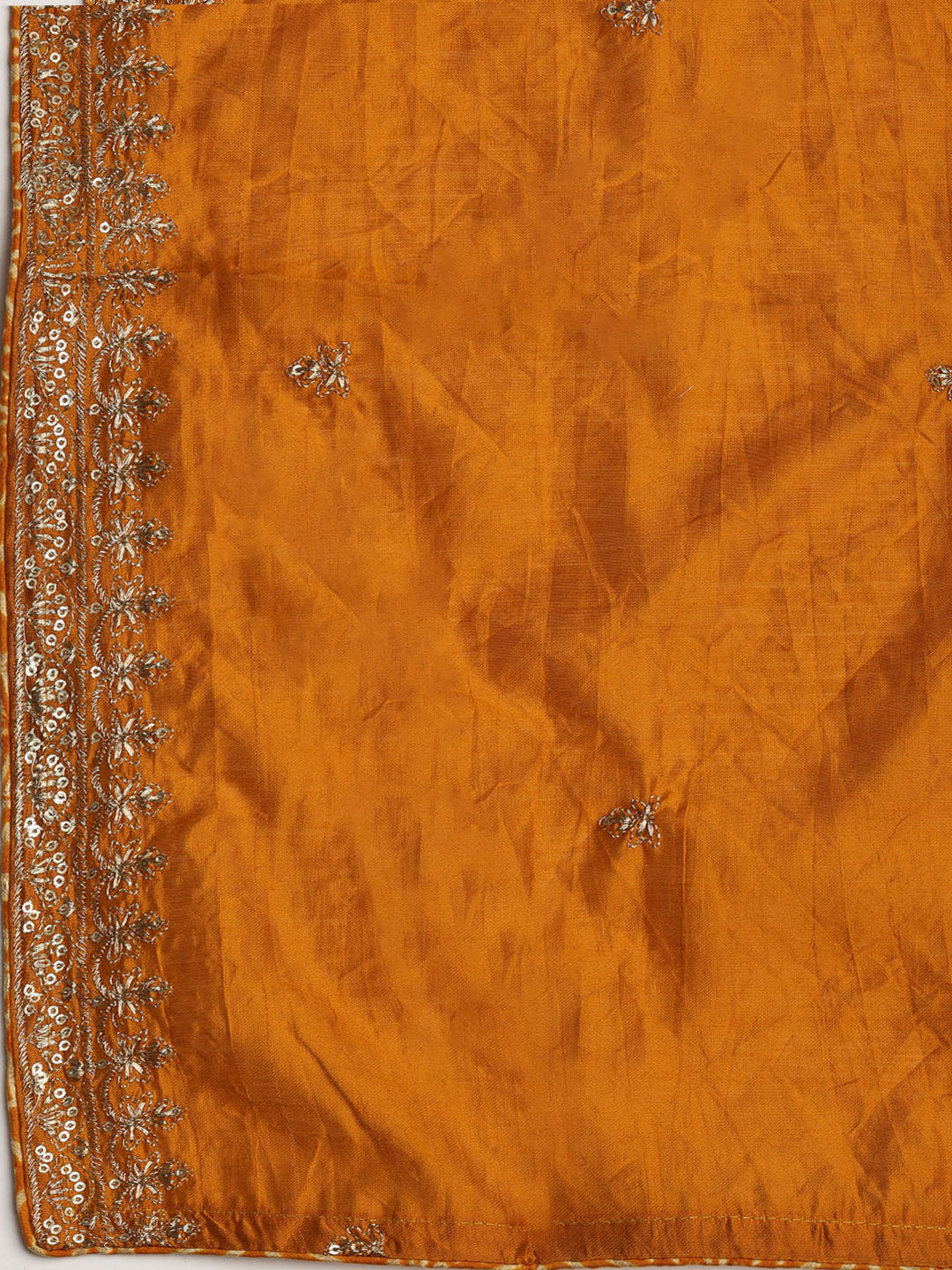 Neck Embroidered Cotton Blend Unstitched Suit With Dupatta