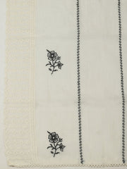 Printed Cotton Unstitched Kurta With Pant & Dupatta