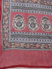 Embroidered Cotton Blend Unstitched Suit With Dupatta