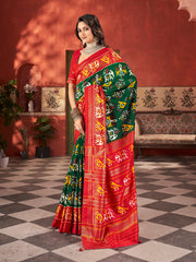 Printed Tussar Saree