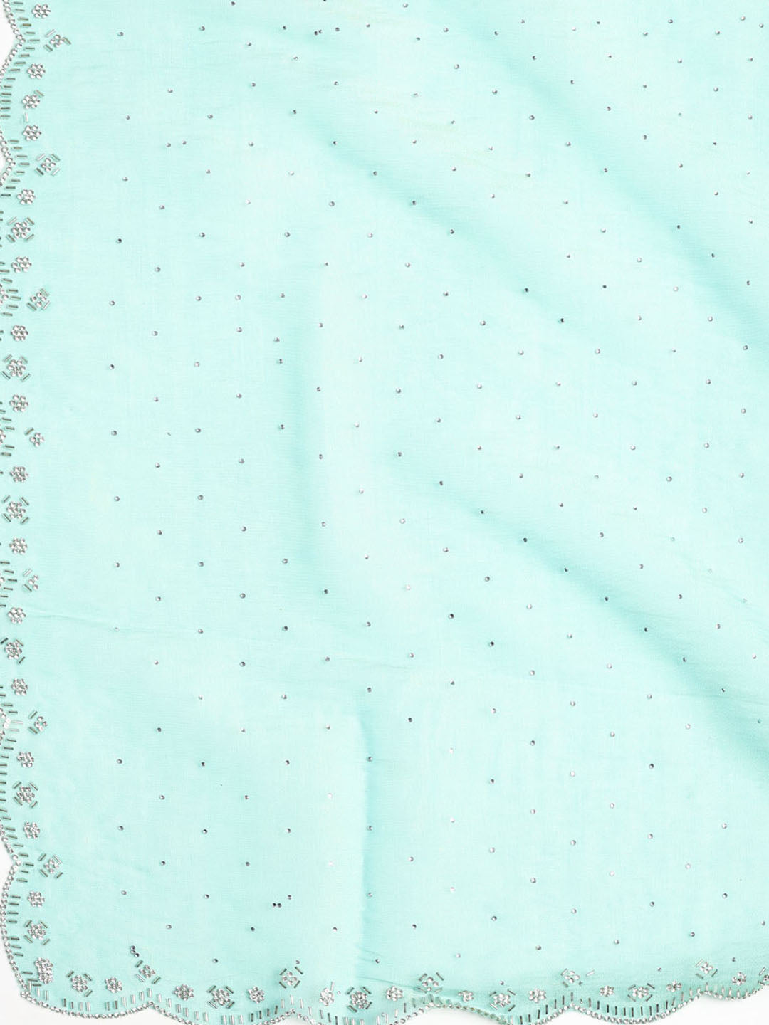 Embroidered Tissue Unstitched Suit With Dupatta