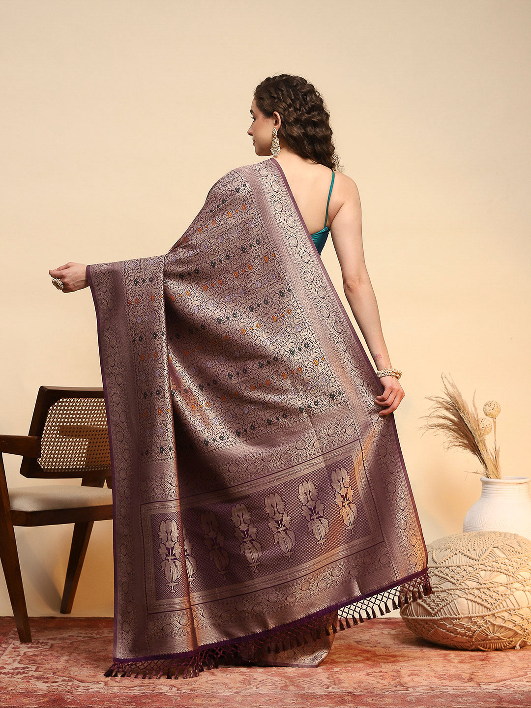 Woven Design Art Silk Saree