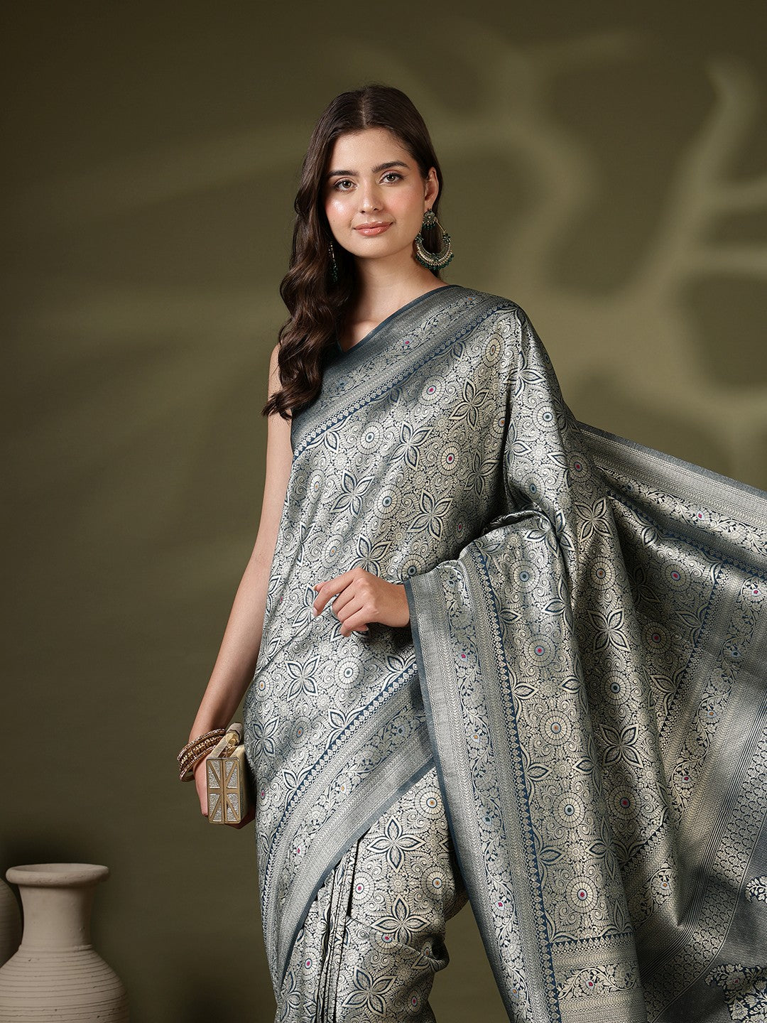 Woven Design Art Silk Saree