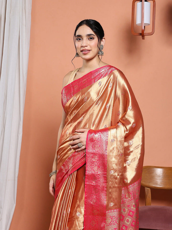 Woven Design Tissue Saree
