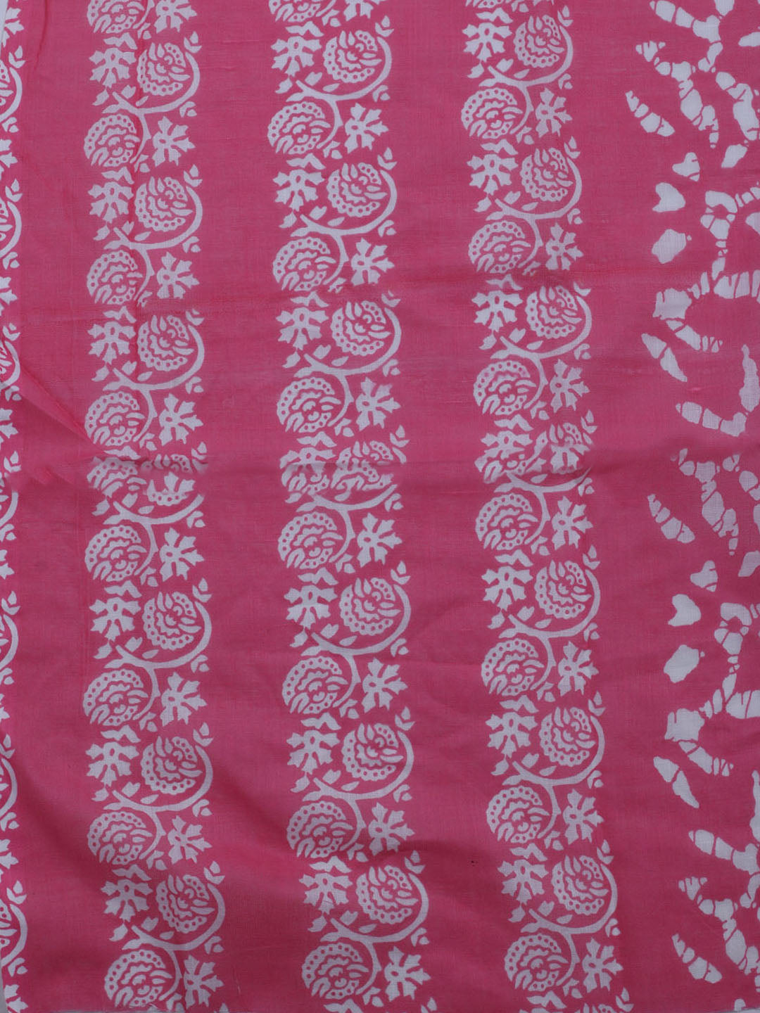 Printed Cotton Blend Unstitched Suit With Dupatta