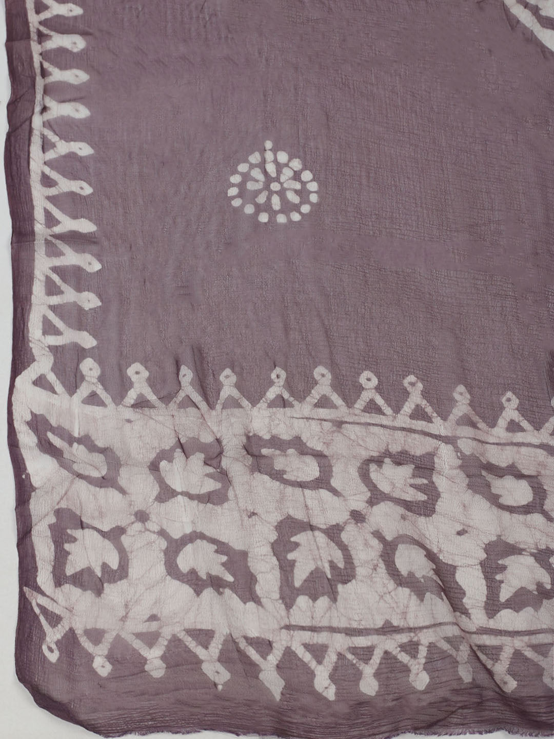 Printed Cotton Unstitched Suit With Pant &amp; Dupatta