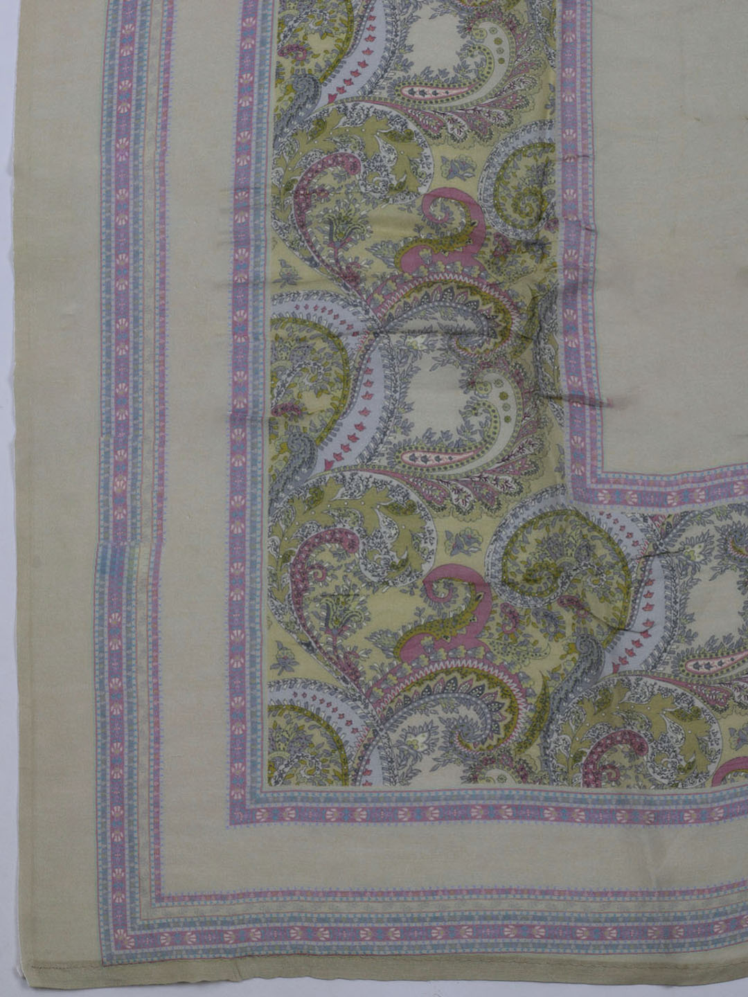 Printed Cotton Blend Unstitched Suit With Dupatta
