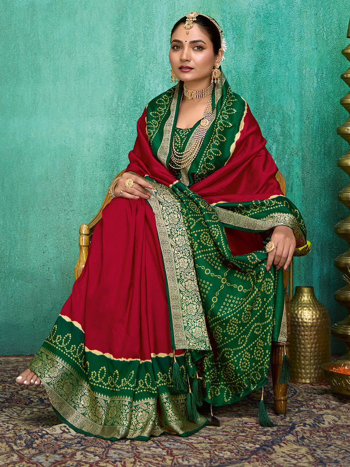 Printed Art Silk Saree