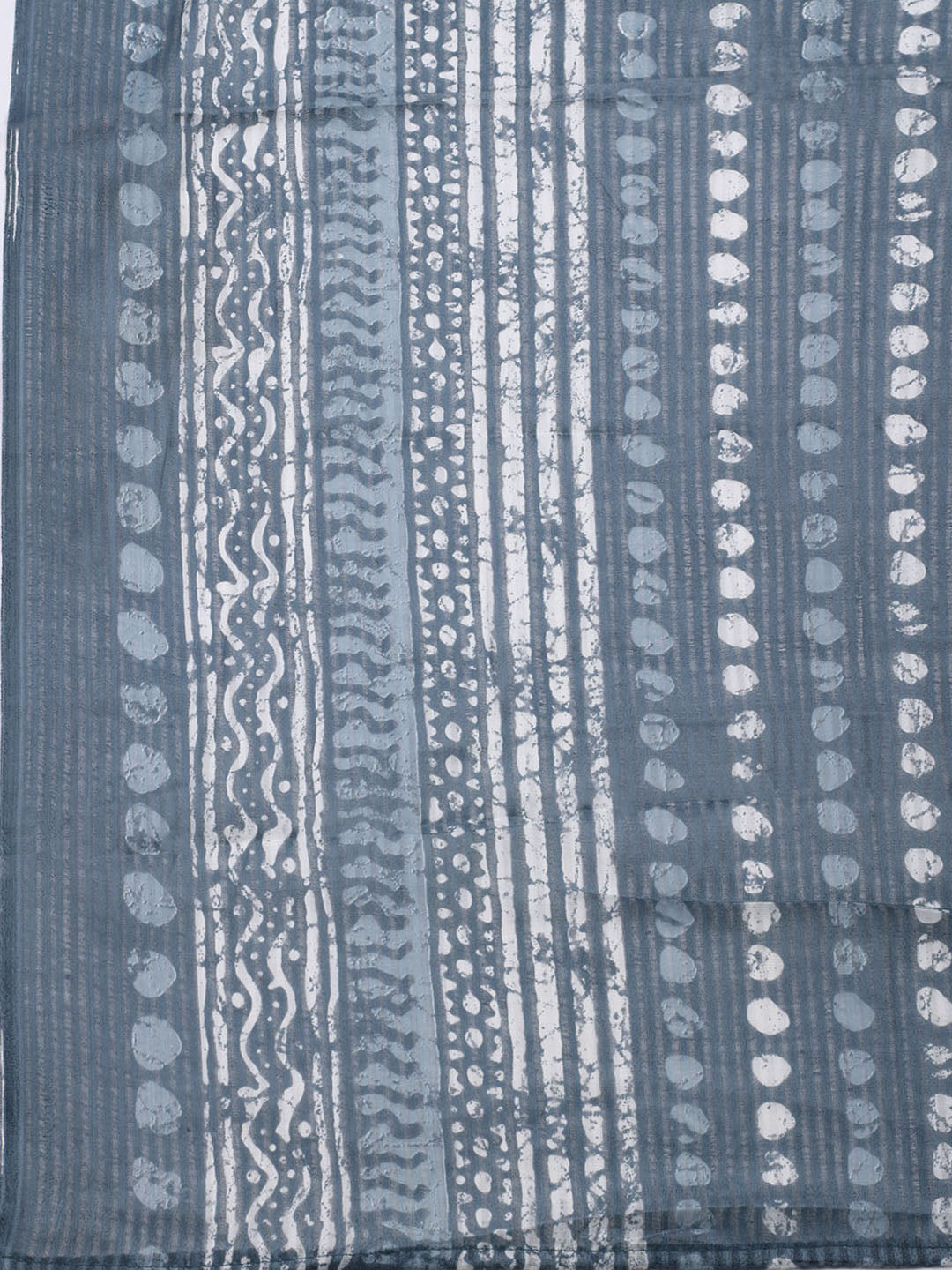 Printed Cotton Blend Unstitched Suit With Pant &amp; Dupatta