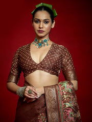 Printed Art Silk Saree