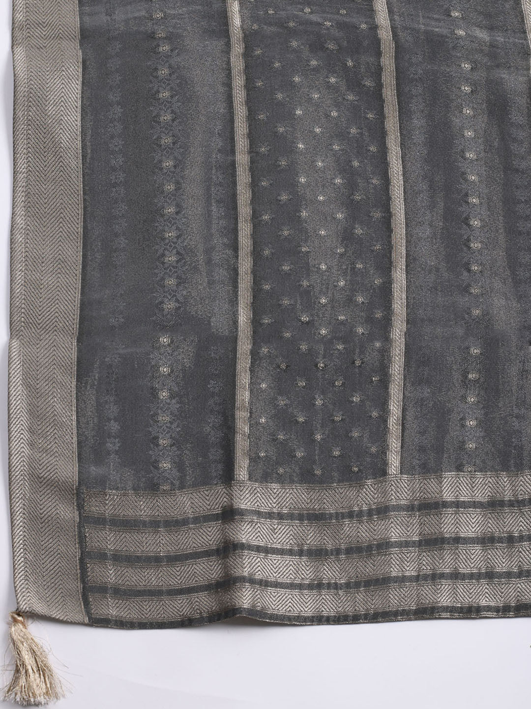 Embroidered Tissue Unstitched Suit With Dupatta