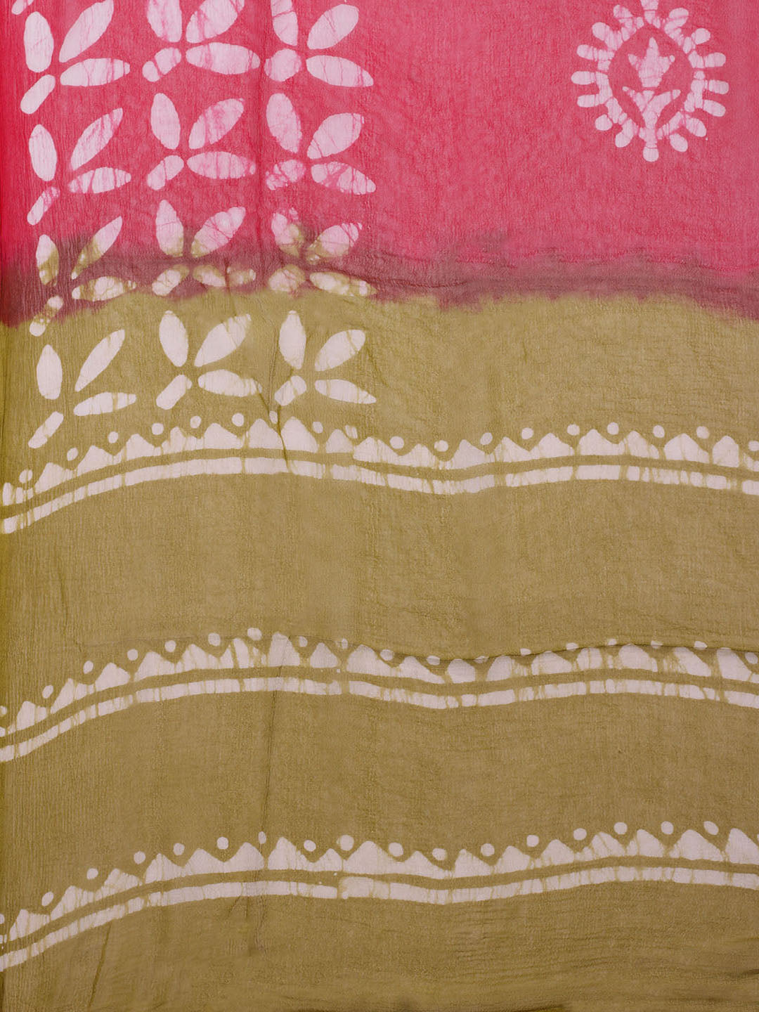 Printed Cotton Blend Unstitched Suit With Dupatta