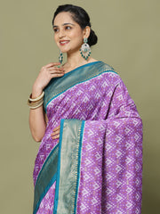 Patola Printed Art Silk Woven Saree