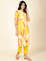 Printed Cotton Kurta Set