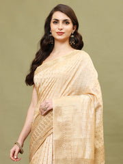 Zari Border Woven Handloom Saree