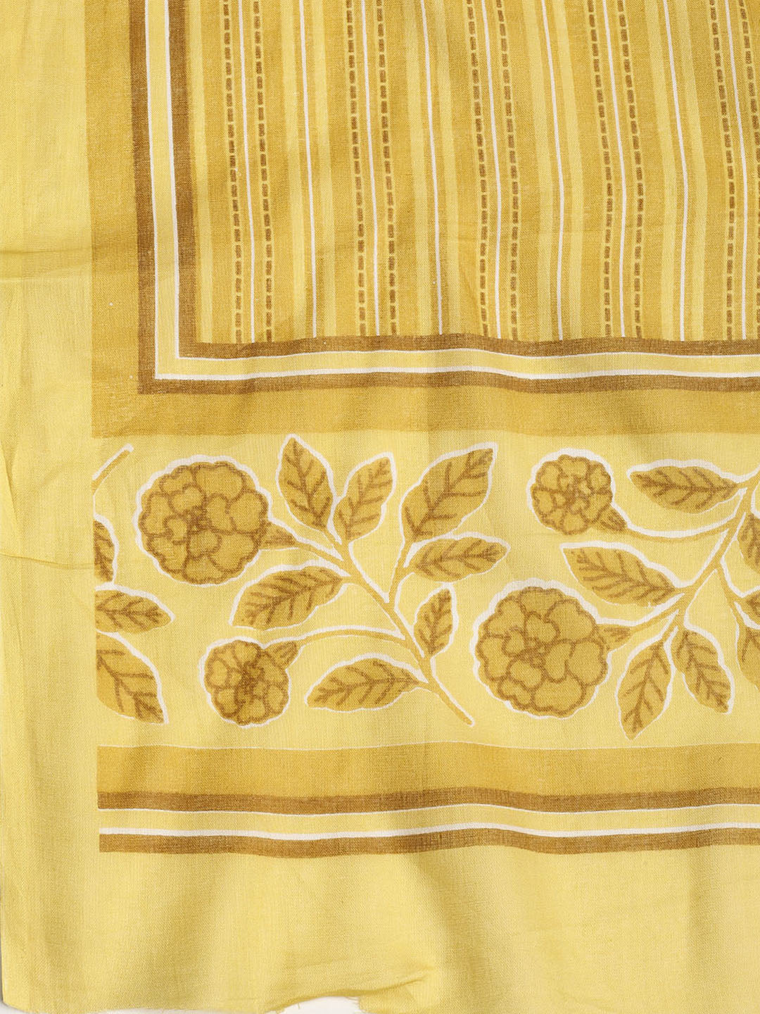Printed Cotton Blend Unstitched Suit With Dupatta