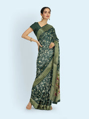 Zari Jaal Art Silk Woven Saree